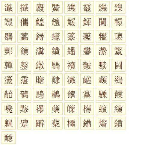 筆劃20劃的字|「康熙字典20笔画的字」康熙字典二十画的字(含五行属性)